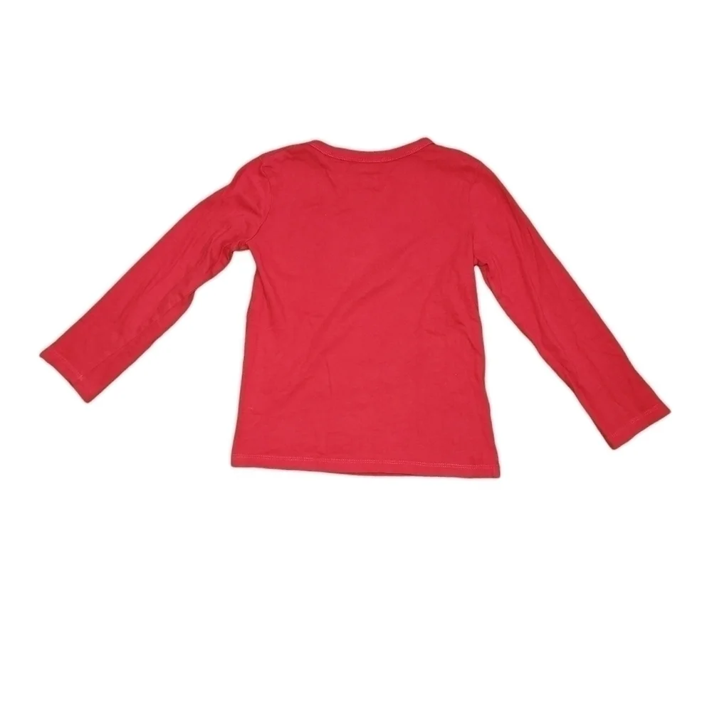 The children’s place size 5T long sleeve graphic shirt red animal graphics